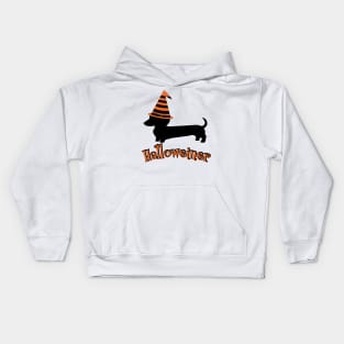 Halloweiner Happy Halloween Kids Hoodie